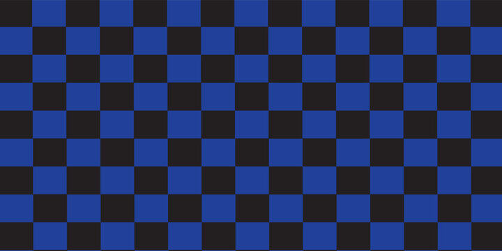 blue and black checkered pattern, Checkerboard seamless pattern