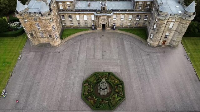 Aerial Edinburgh Gothic Architecture Castles and Historic Kirkyards