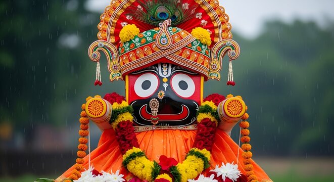 Jagannath hindu god deity festival rath yatra indian culture hinduism tradition