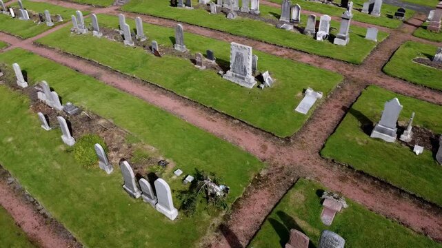 Aerial Edinburgh Gothic Architecture Castles and Historic Kirkyards