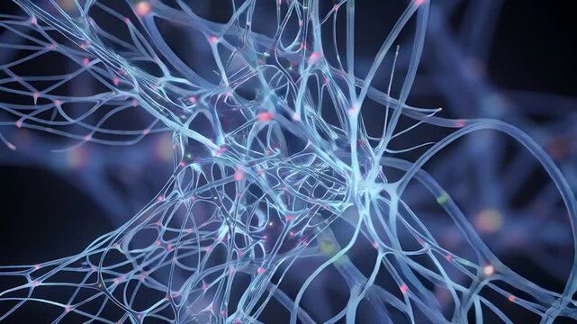 Neuron Network Connections Brain Cells.