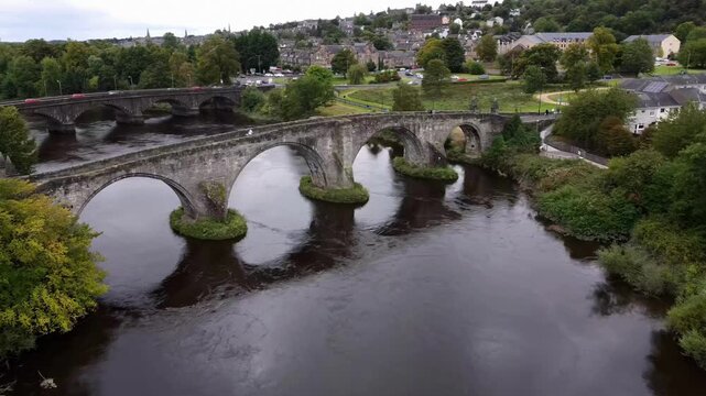 Aerial Edinburgh Gothic Architecture Castles and Historic Kirkyards