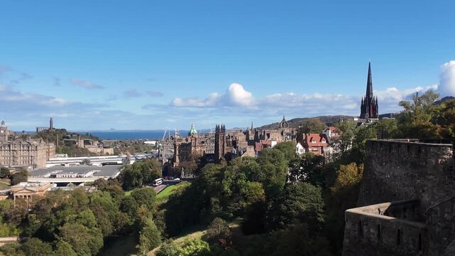 Cinematic Edinburgh Gothic Architecture Castles and Historic Kirkyards