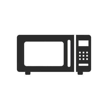 Microwave Oven Kitchen Appliance Icon.