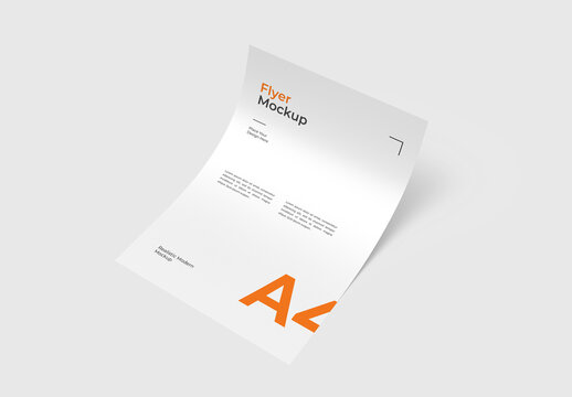 A4 Flyer Mockup Template