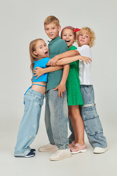 Happy Kids Hug