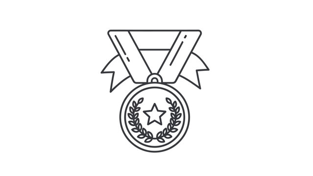 Medal with Star and Laurel Wreath.
