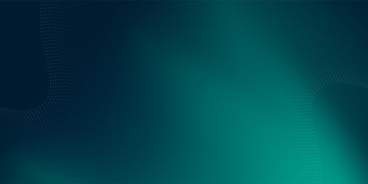 Digital technology speed connect blue green background, cyber nano information modern dots art pattern elegant