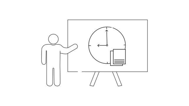 Presentation on Time Management - A Visual Guide.