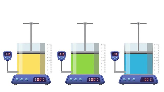 Avogadro Law Educational Animation Showing Relationship Between Gas Volume and Number of Molecules