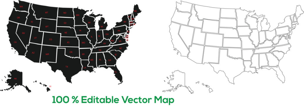 Time zone map of the us with state boundaries showing usa time zones and regional location layout