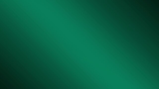 Smooth abstract deep green, emerald gradient background with flowing wave motion. Seamless looping animation with soft transitions, vibrant green tones. High-quality 4K motion video. Video editing