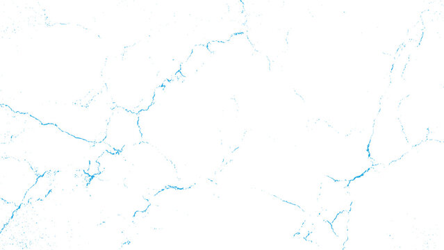 abstract light blue marble texture background with grunge cracks and distressed weathered stone effect on white surface