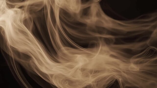  swirling smoke on dark background