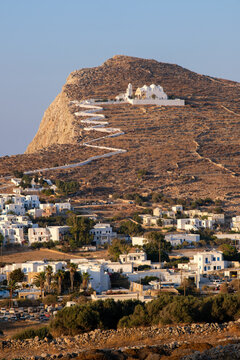 Folegandros Chora and Church of Panagia