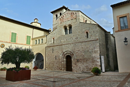 Spoleto: la Chiesa di Sant'Eufemia, Umbria, Italia