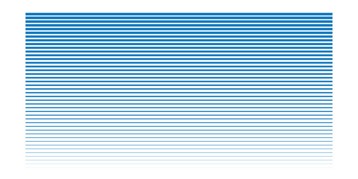 Abstract Blue and White Horizontal Lines Gradient Background.