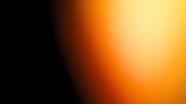 Warm light gradient overlay on black background abstract texture