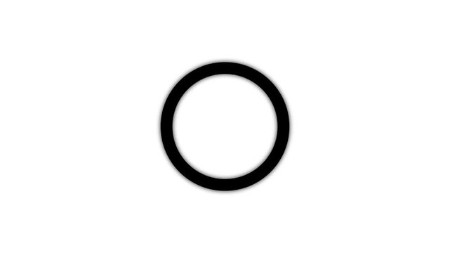 Black play button vector icon. Transparent background video start arrow symbol in flat design.looping play button icon on a white background. 4k video