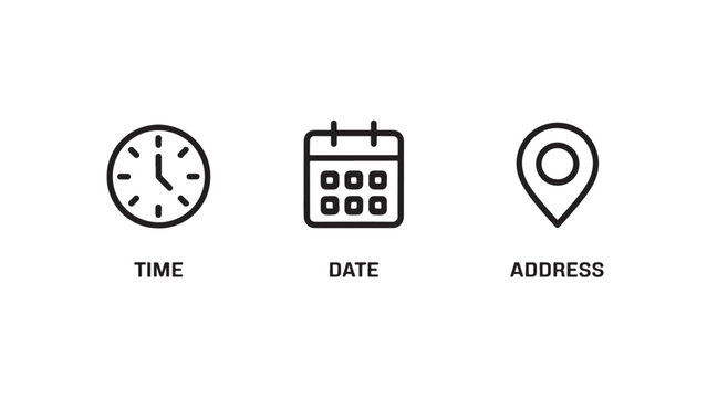 Event details icons