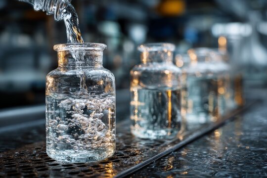 Chemical Evaluation of a Water Sample in a Test Tube to Determine Drinking Suitability