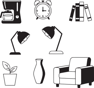 furniture icon set