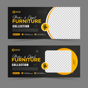 Simple and Modern Furniture Marketing Banner 