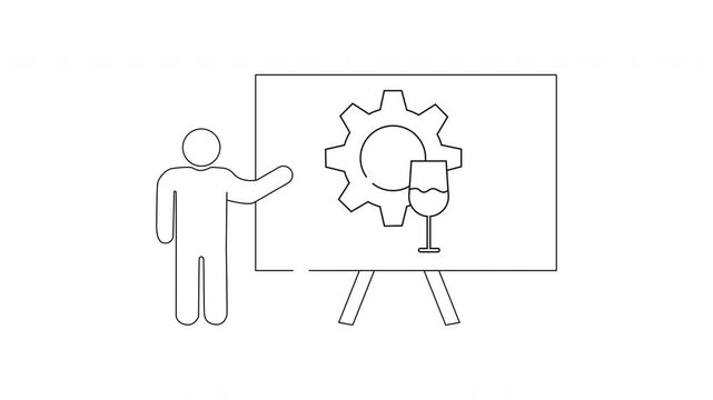 Presentation of Technical Solutions with Wine - A Conceptual Outline.