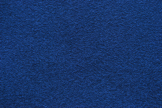 Soft blue woolen tweed fabric pattern close up as background