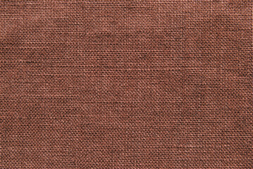 Fototapeta premium Brown linen fabric texture as background