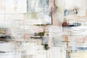Abstract artistic creation, fine art for print, modern texture effects, mural design, home wall decoration, large painting strokes, artistic patterns, contemporary oil painting, creative decor design © CHREMOS