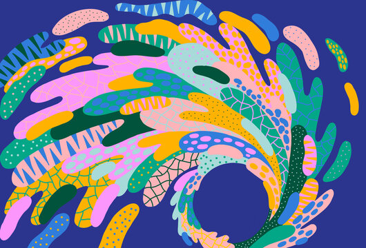 Colorful vibrant swirl rotation background, rotating spiral, colorful starburst or sunburst background pattern in a spiral or swirled radial striped design, Abstract color Wallpaper