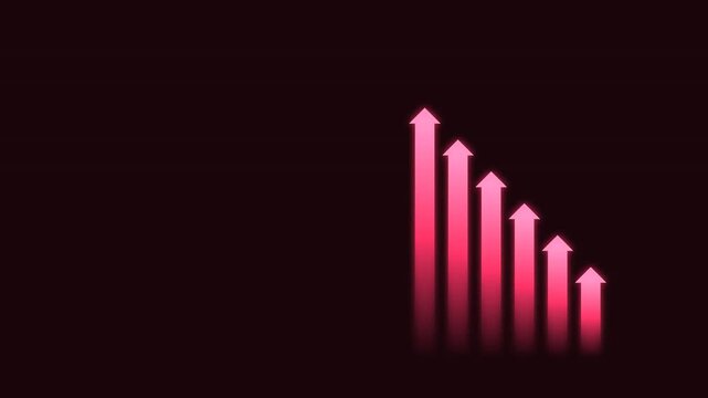 Investment disappointment: abstract visualization of declining profits and failed potential