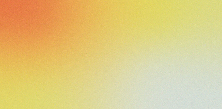 Grainy Gradient abstract background, futuristic summer tropical color gradient Warm yellow to orange gradient with subtle noise texture for summer designs and promotional materials