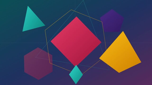 Abstract Geometric Icon Set and Shapes Collection