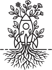 Obraz premium vector illustration of a tattoo