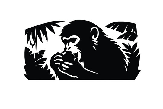 Vector illustration of a girl with a tattoo holding a cat in a wild tribal style design