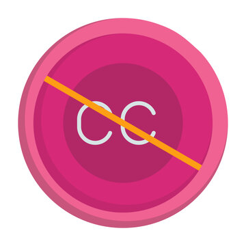 Closed Captions Circle Vector Icon