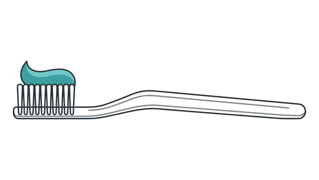 Toothbrush with Toothpaste Vector Icon PNG Transparent Background, toothbrush vector, toothpaste icon, dental care, oral hygiene, toothbrush icon, dental tool, bathroom essentials, personal care, 