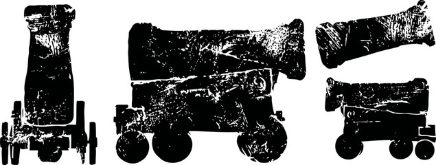 Obraz premium Wooden toy train set with vintage design and black wheels on white background