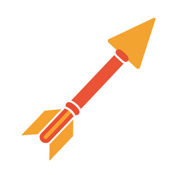 Colorful Arrow Icon Graphic Design Element.