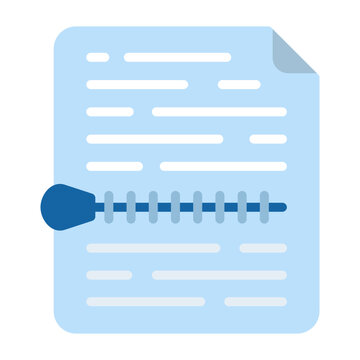 Zip File Vector Icon
