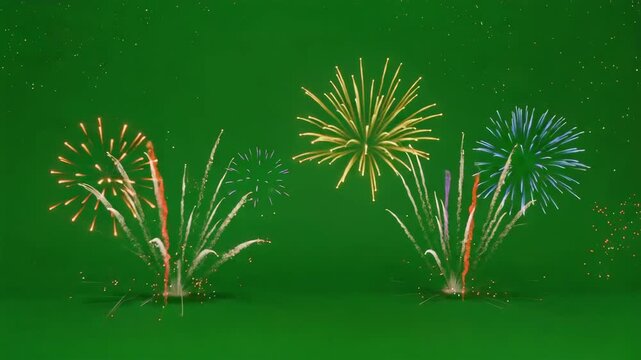 fireworks in the sky