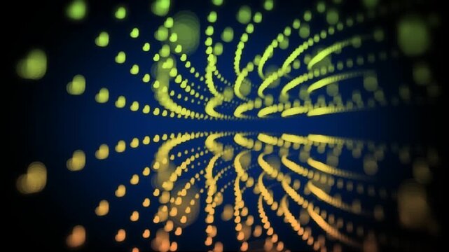 Looping 3D animation for intro background, motion graphics, and animated particles for musical loop