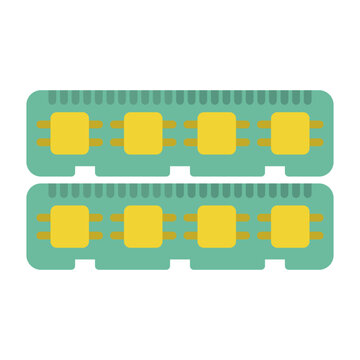 Ram Memory Vector Icon