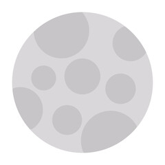 Moon Vector Icon © Graphic Nehar