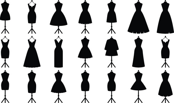 fashion dress mannequin Vintage Female Dress Form Mannequin main image 1