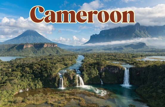 Cameroon mountains rainforests jungles rivers waterfalls lakes valleys plateaus savannas wetlands wildlife biodiversity tropical forests greenery nature landscapes scenic highlands cliffs wilderness b