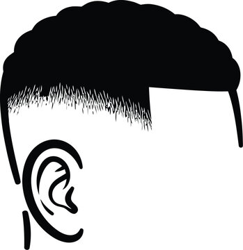 Low fade with taper haircut stylish gradient style