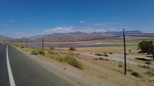 Lake Isabella 1 Southshore 12 Quarter R MultiCam Driving Plate Sierra Nevada Mts California USA